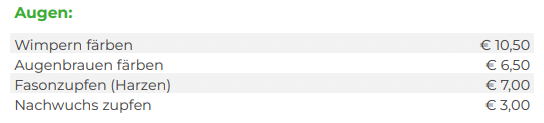 Make-Up & Sonstiges Preise